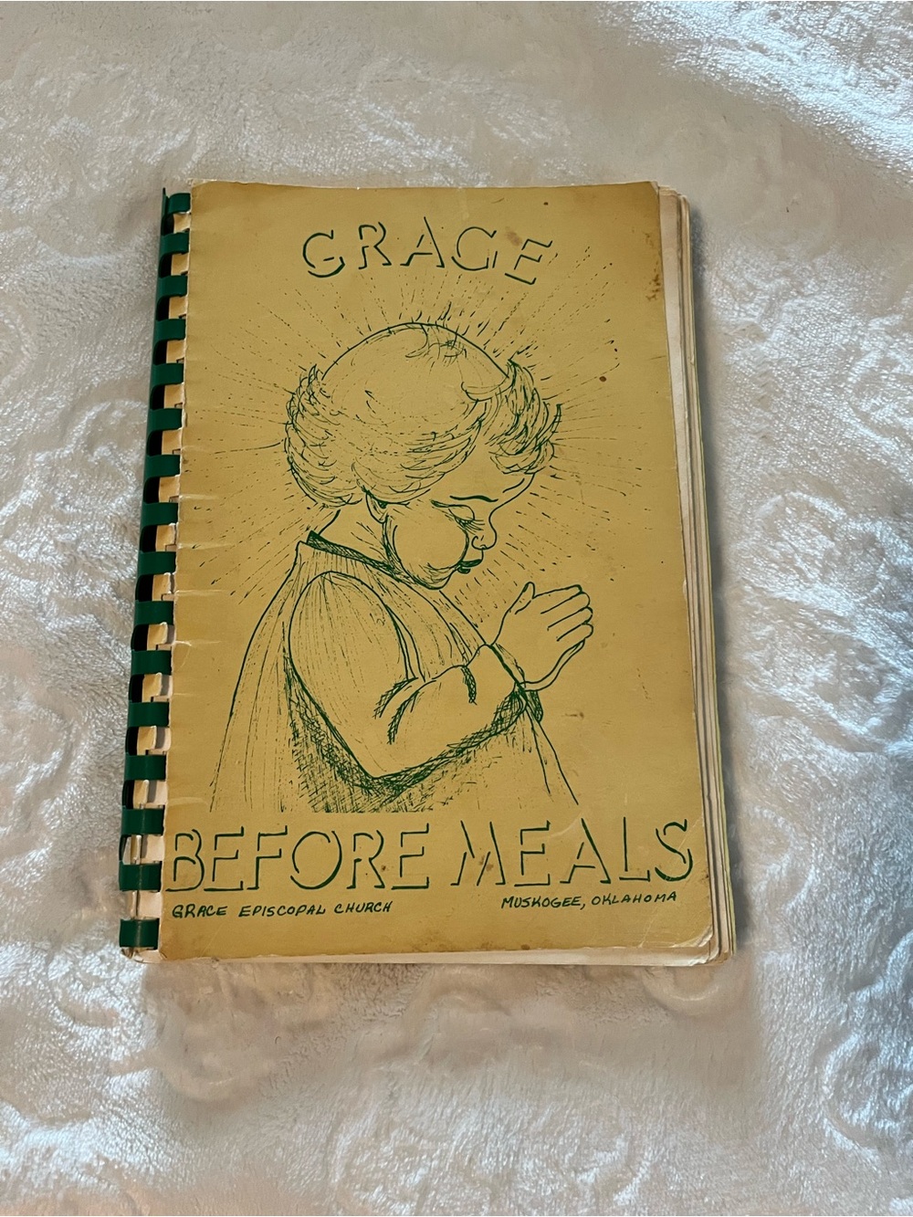 Vintage cookbook 1984 Grace Before Meals